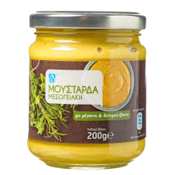 Μουστάρδα Με Ρίγανη & Δενδρολίβανο 200 gr